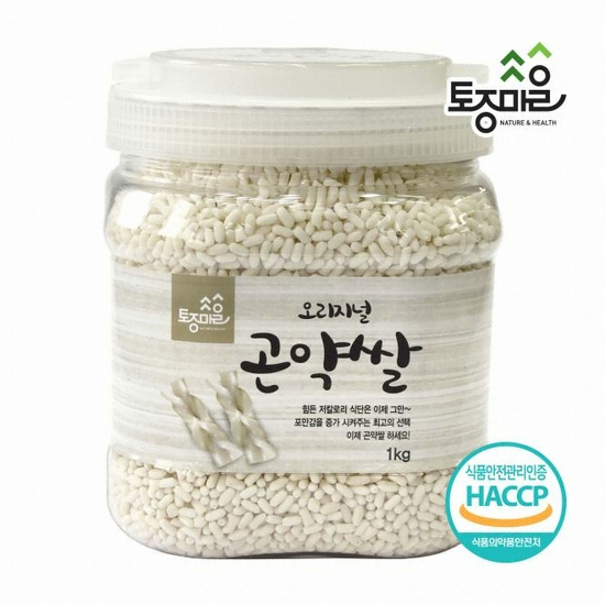 토종마을 오리지널 곤약쌀 1kg (2개)_이미지