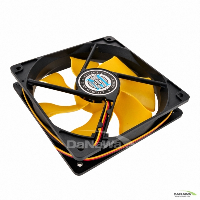 마이크로닉스 NANO TEK FAN 120mm(옐로우)_이미지