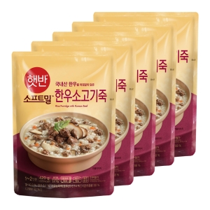 CJ제일제당 햇반 한우소고기죽 420g_이미지
