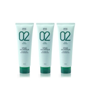 아모레퍼시픽 아모스프로페셔널 녹차실감 인텐시브 모이스처 팩 250ml (3개)
