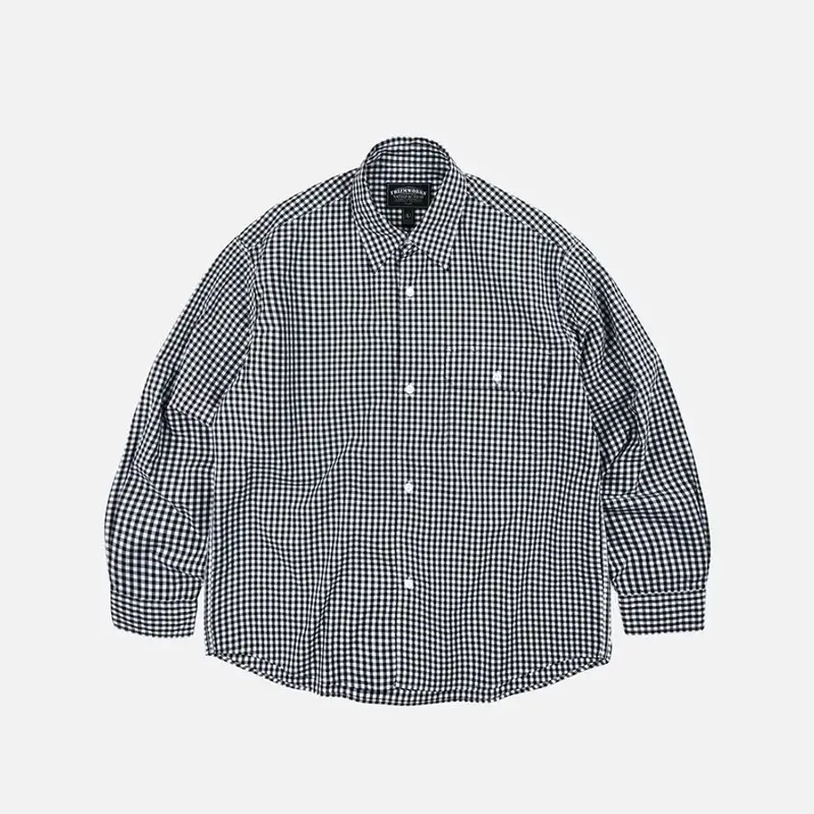 가먼츠 프리즘웍스 Ease gingham check shirt _ black 3129637