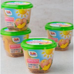 돌(Dole) Dole 후룻버킷 복숭아 425g 4개