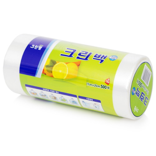 크린랲 크린백 롤타입 17x25cm 500매 (1개(500매))