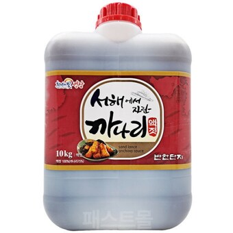 반찬단지 천년의빛영광 서해에서 자란 까나리액젓 <b>10kg</b>