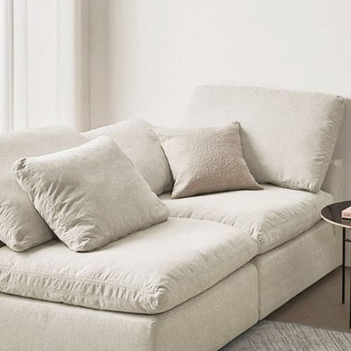 까사미아 캄포슬림 패브릭 소파 4인용 (스툴별도)_이미지