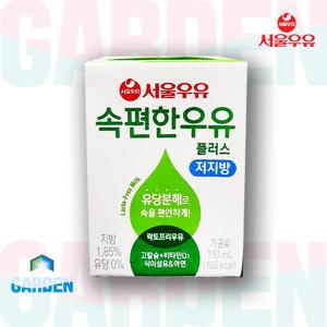 서울우유 속편한 우유 플러스 저지방 190ml (24개)_이미지