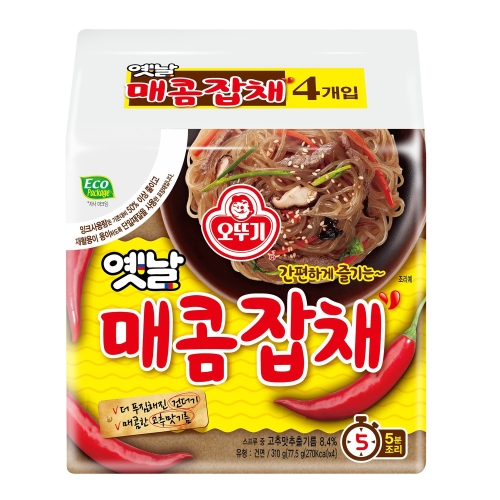 오뚜기 옛날 매콤잡채 77.5g (8개)