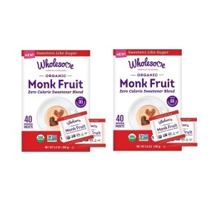 Ȧ�� Monk Fruit Sweetener ȣ��� ��ũ �ķ��� ����Ʈ�� ���� 40�� 2��