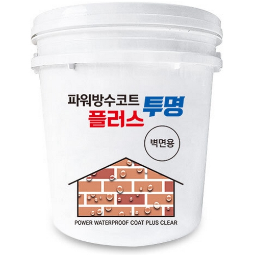 PM  파워방수코트플러스 투명 벽면용 (18kg)
