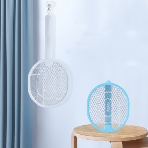 샤오미 USB 충전식 회전 전기 모기채 파리채