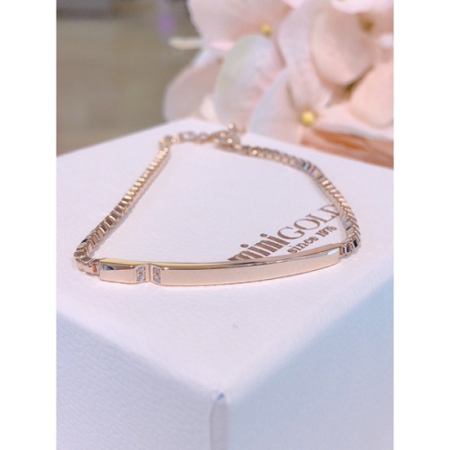 김천점 SILVER 러브 포인트 실버 팔찌 여 BNTS1010 은은한 고급감과 세련된 존재감 청다이아몬드 세팅