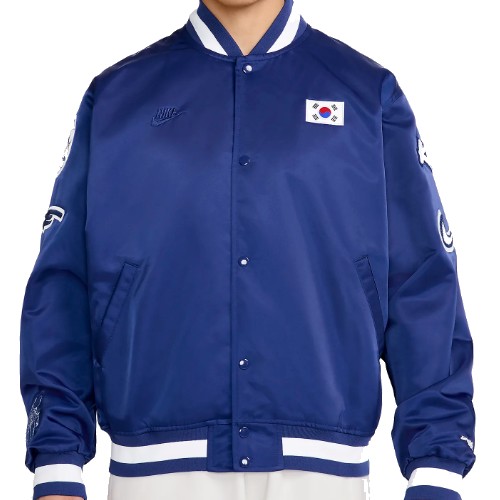 나이키 대한민국 덕아웃 브레이킹 새틴 자켓 FN9459-455_이미지