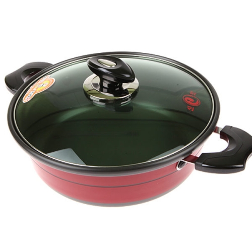 선학 레드 전골냄비 (24cm)_이미지