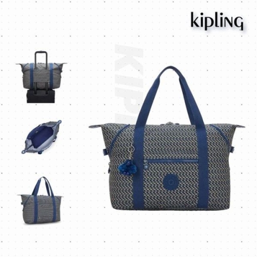 키플링 보스턴백 아트M 블루온와이어 KQABR04 BLWR35700449