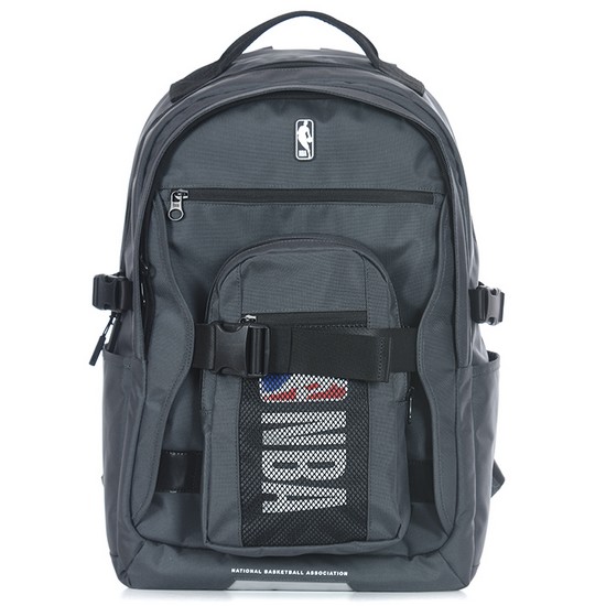 엔비에이(NBA) 로고맨 NBA 2WAY 와펜 멀티백팩 N225AB011P-DGY