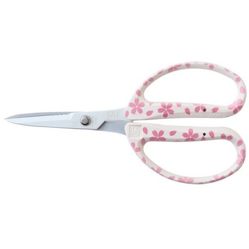 치카마사 가지치기가위 핑크꽃 CRI-360SFWSW