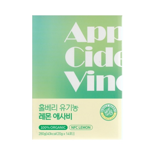 홀베리 유기농 레몬 애사비 280g(20gx14입) (1개)_이미지