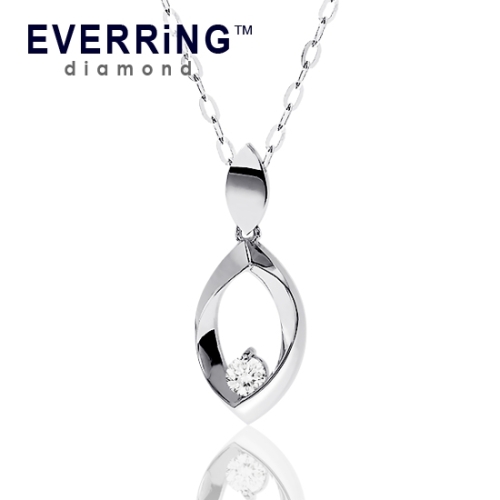 에버링 천연 다이아몬드 0.1캐럿 아로하 목걸이 ND921 프로포즈 선물