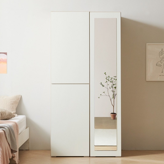 BIF보루네오 마르체 이안 전신거울 옷장세트 900