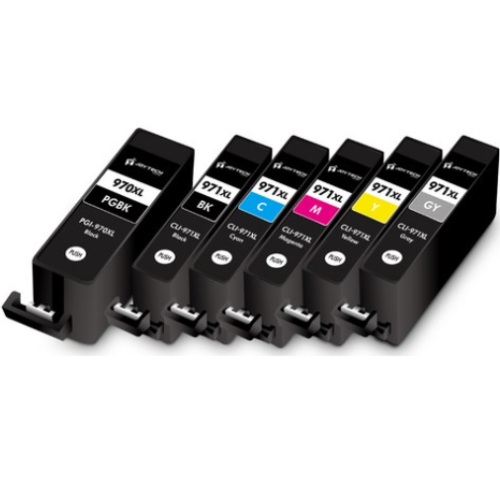 호환 PGI-970XL PGBK, CLI-971XL 6색 세트