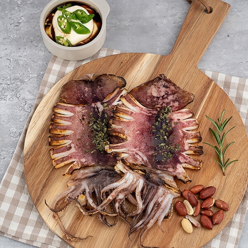개별간지포장 파지 반건조오징어 1kg 6-14미