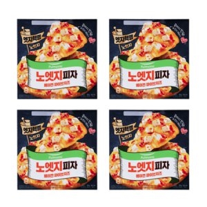 노엣지피자 베이컨 파이브치즈 4개