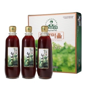 청매실농원 홍쌍리청매실 홍쌍리 청매실원 7호/600ml 3병/홍쌍리매실/청매실원/매실엑기스/매실청/매실원액