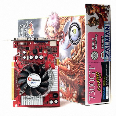 미디테크 지포스 7300GT 오버짱 256MB 귀혼 잘만