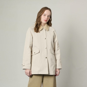 올앤선드리 여성 코듀로이 칼라블록 하프 자켓 A5S2N722_이미지