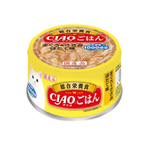 이나바 캣 챠오 주식캔 참치&닭가슴살&가리비 A-252 85g