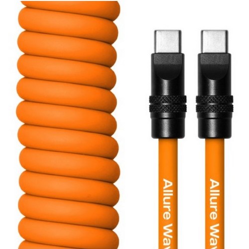 얼루어웨이브 PD PPS C to C타입 240W 스프링 케이블 (0.6m, 2개)