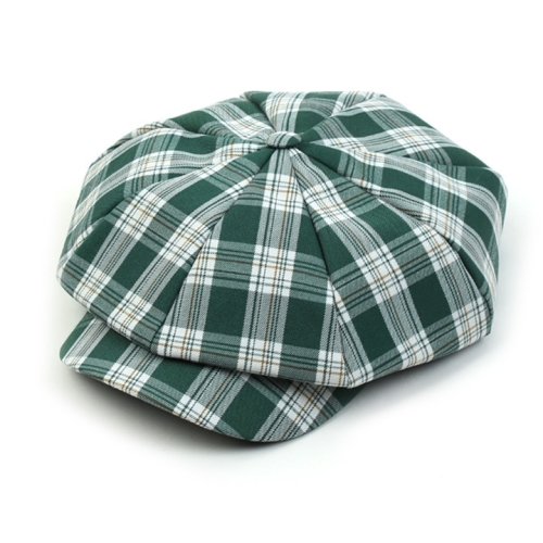 유니버셜케미스트리 유니버셜케미스트리 Cool Check Green Newsboy Cap 뉴스보이캡_이미지