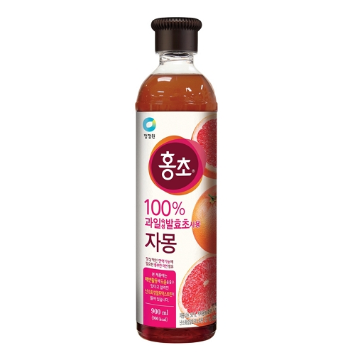 대상 청정원 홍초 자몽 900ml (3개)_이미지