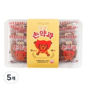 신광제과 무직타이거 찹쌀 손약과 450g (5개)