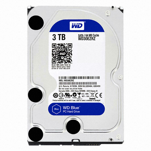 Western Digital WD Blue 5400/64M (3TB, WD30EZRZ)_이미지