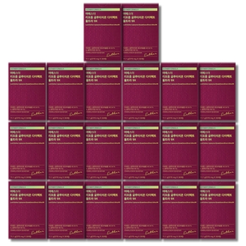 에스더포뮬러 여에스더 여에스더 리포좀 글루타치온 다이렉트 울트라 9X 30매 (20개)_이미지