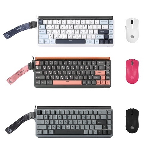 Magneon 듀얼 8K GRP169 키보드 마우스 세트 머큐리핑크