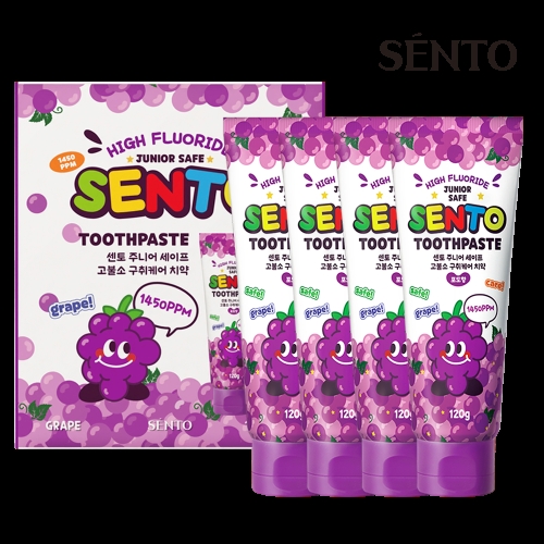 센토 주니어 세이프 구취케어 치약 포도향 120g