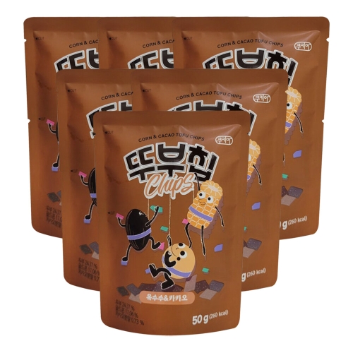 쿠키아  뚜부칩 옥수수카카오 50g