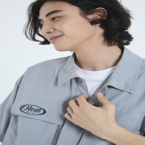 NBA MIA E-BIKE 빅 포켓 반팔 셔츠 N242SH020P_이미지