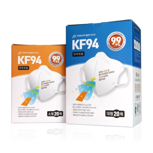 쓰리큐 3Q 3D 플러스 마스크 KF94 소형
