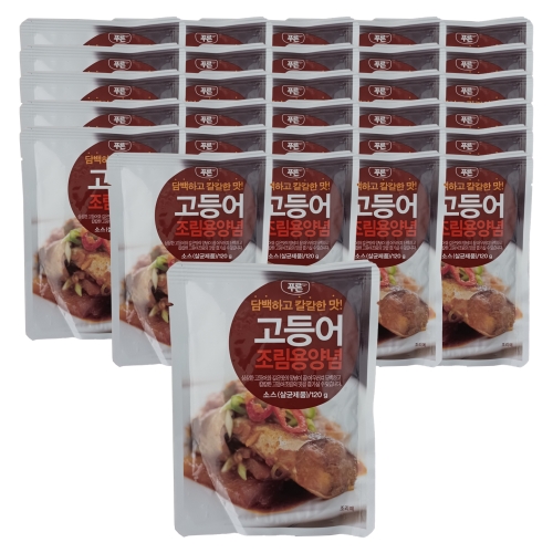 푸른식품 푸른 고등어 조림용양념 120g 박스 40개_이미지