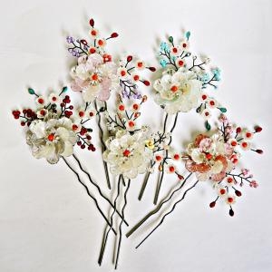 Myacc 비즈장식 플라워비녀 ja-hs-f93 /뒤꽂이/비녀핀_이미지