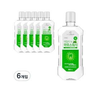 비타할로 데일리뉴 마우스워시 민트 800ml (6개)_이미지