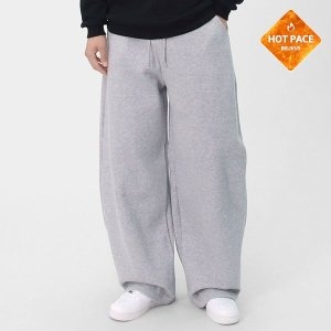 남성 데일리 겨울 기모 커브드 트레이닝 팬츠 바지 BJJ063