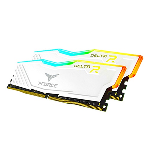 TeamGroup T-Force DDR4-3600 CL18 Delta RGB 화이트 패키지 (16GB(8Gx2))