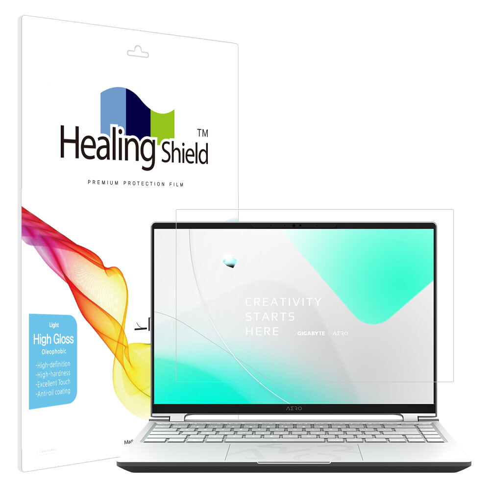 폰트리 힐링쉴드 기가바이트 AERO 14 OLED 2023 올레포빅 Light 액정보호필름