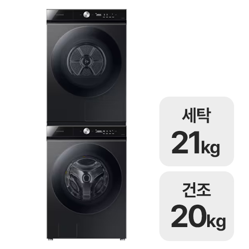 삼성전자 비스포크 AI WF21B6400KV + DV20B8710BV (일반설치)_이미지