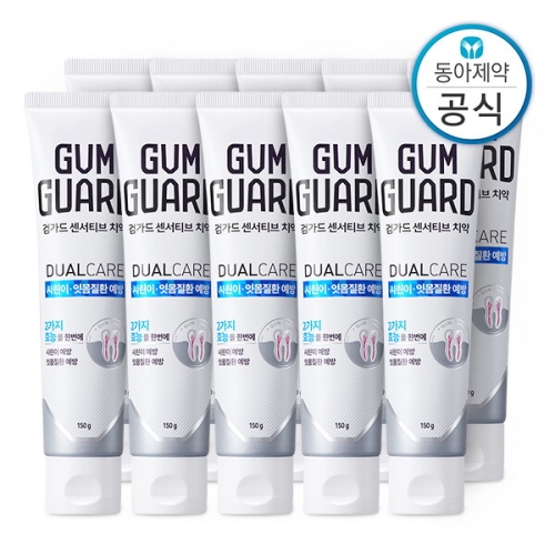 가그린 검가드 치약 150g (10개)_이미지