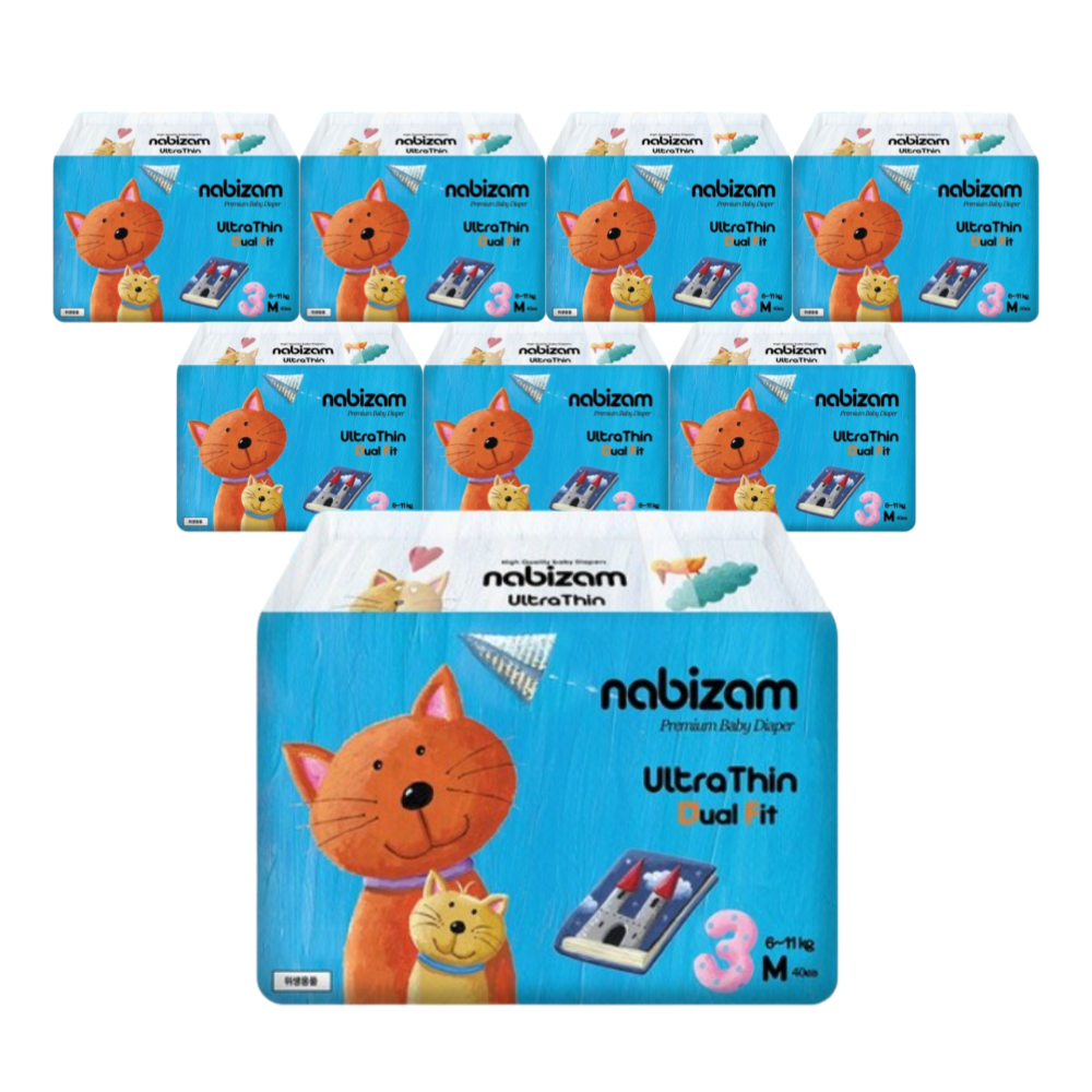 나비잠 울트라씬 듀얼핏 밴드형 중형-공용 (320매)_이미지